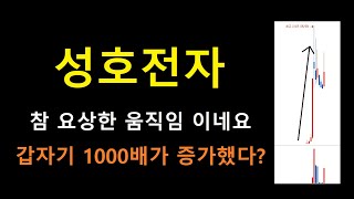 [성호전자] 삼성전자에 독점으로 공급!? 갑자기 1000배가 증가해버렸습니다 ㄷㄷ