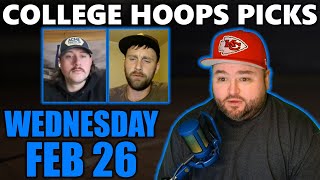 College Basketball Picks with Kyle Kirms | Wednesday February 26th