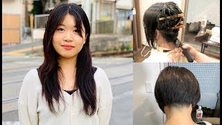 15歳高校生のスーパーロングヘアドネーション 美しい黒髪ロングヘアをバッサリ断髪しました 15歳高校生のスーパーロングヘアドネーション 美しい黒髪ロングヘアをバッサリ断髪しました