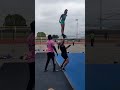 10 year old cheer stunt phenom teamed up with an international stunt coach for an amazing