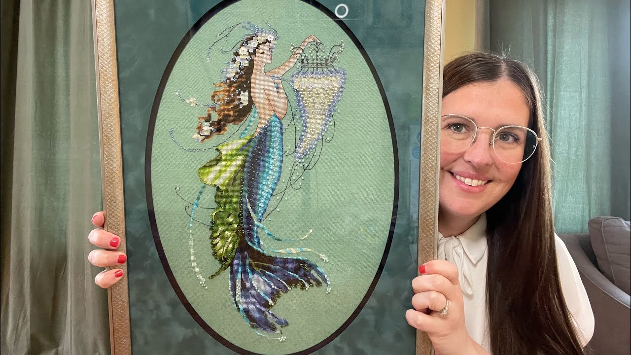 Flosstube Mirabilia Mermaid Cross Stitch Youtube