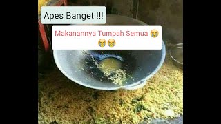 Apes Banget !!! Momen Nyesek Makanan Tumpah Auto Gagal Mukbang 😭