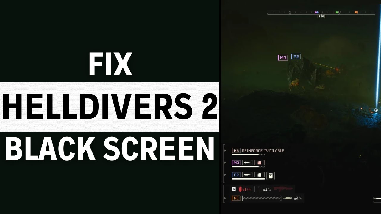 How To Fix Helldivers 2 Black Screen Problem 2024 Full Guide Youtube