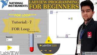 LabVIEW | Labview Tutorial 7: FOR LOOP| LabVIEW Programming