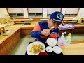 ソース焼そば定食 弁当可 実食鹿屋中央食堂 japanese lunch stir fry noodles can be bento