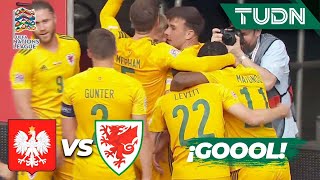 ¡JOYA DE GOLl! Williams marca golazo | Polonia 0-1 Gales | UEFA Nations League 2022 - J1 | TUDN