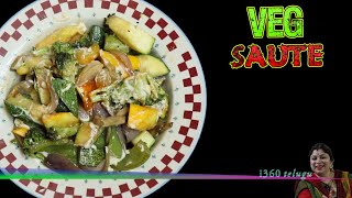 DIET SAUTEED VEGETABLES|| Veg SAUTE SALAD to lose weight Fast|| DIET program vegetable Saute RECIPE