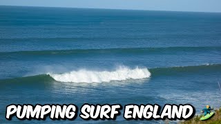 PUPING SURF IN ENGLAND! BIG SWELL HITS EUROPE