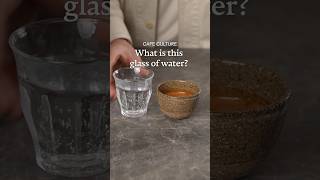 Why do I get this water with coffee?