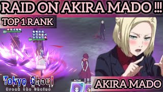 RAID ON AKIRA MADO !!! I Organization Weekly Challenge I Tokyo Ghoul Break The Chains