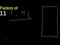 factors of 11 how to find factors of an integer dividers of . quick method trick fast