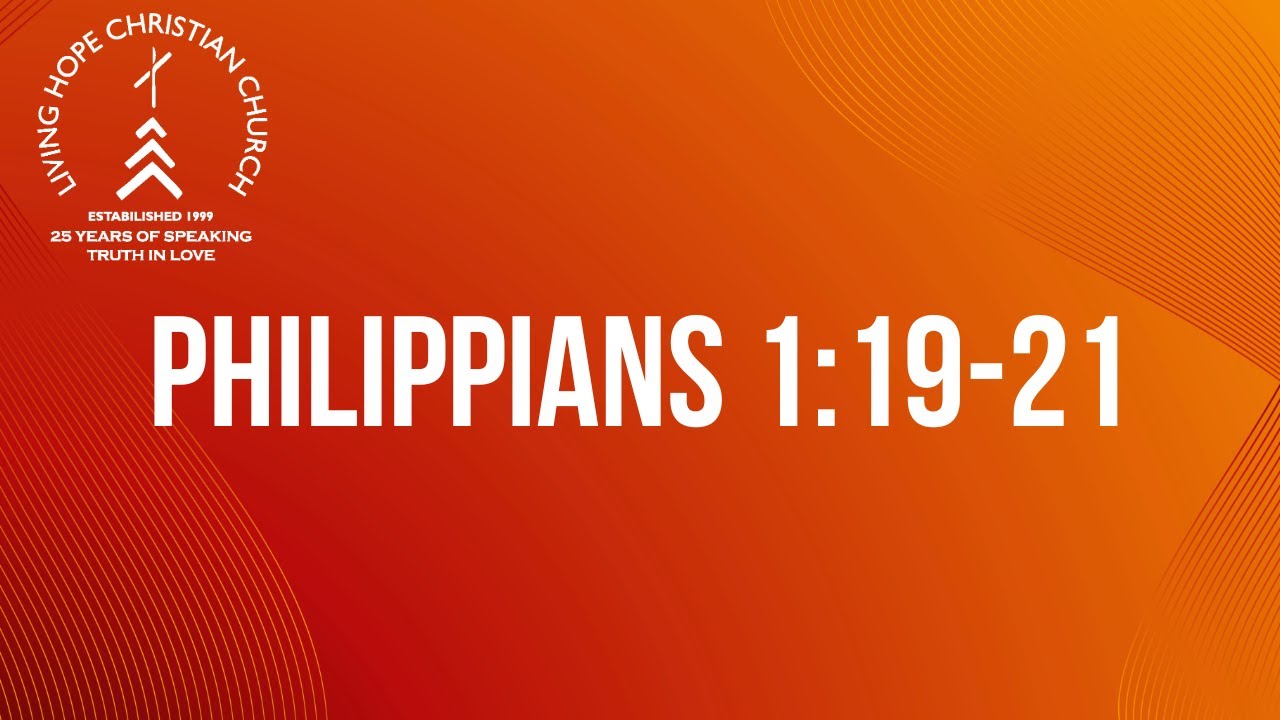 The Book Of Philippians Part 10 Chapter 1 Youtube