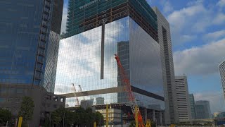 【芝浦プロジェクト】芝浦一丁目計画新築工事（東芝ビルディング建替）の建設状況（2023年9月9日）