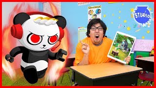 Happy April Fools Funny Pranks On The Studio Space Combo Panda - tag with ryan let s play in school