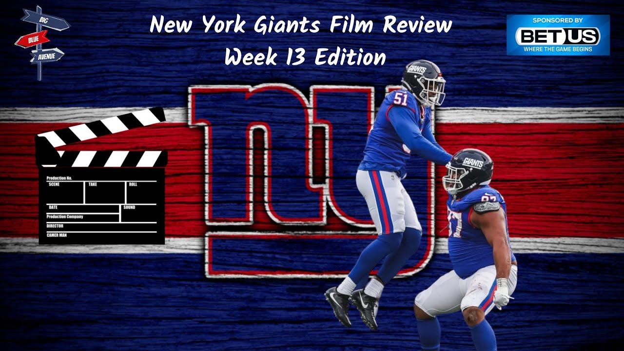 New York Giants Week 13 Film Review | Darius Slayton | Azeez Ojulari ...