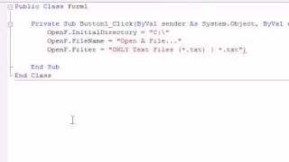 VB.NET - The Open File Dialog AND The Stream Reader - SIMPLE Detailed Tutorial