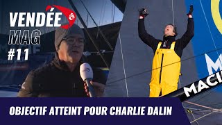 Objectif atteint pour Charlie Dalin | Vendée Mag | Vendée Globe 2024