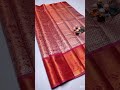 #kanchipuramsarees  *GRAND WEDDING TISSUE SILK SAREE* *🔆Exclusive kanchipuram  silk sarees 1500 pric