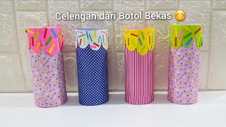 Cara Membuat Celengan dari Botol Bekas dan Kreatif dan Unik | Plastic Bottle Craft | Diy Handicraft