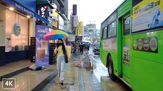 4K SEOUL Walking Tour - Miasageori Food Alley, Gangbuk-gu Mia-dong, Korean Alleyways Walk