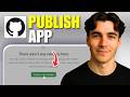 How To Publish An App On GitHub (Tutorial 2026)