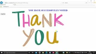 Online Voting System using JAVA, JSP and SQL
