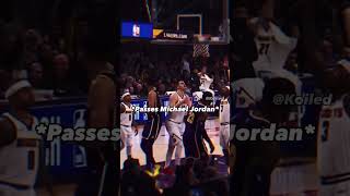 LeBron James Passing Kareem… 👑 #shorts #nba #basketball