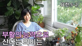 [요한5-2: 부활의 능력으로 산다는 의미는] 안 믿는 사람들도 부활이 가능한가?/죽은 땅이 살아나는 기적