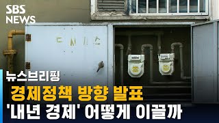 경제정책 방향 발표…부동산 · 물가 등 '내년 경제' 어떻게 이끌까 / SBS / 주영진의 뉴스브리핑