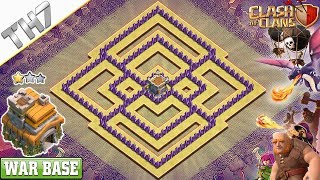 NEW TH7 War Base with COPY LINK | TH7 base layout - Clash of Clans