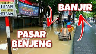 🔴 Live Pasar Benjeng Gresik Kependam Banjir Saat Ini | Banjir Kali Lamong