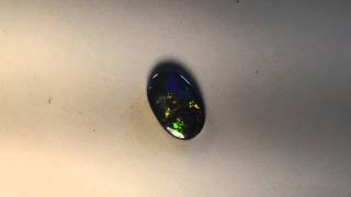 WONDERFUL SOLID AUSTRALIAN BLACK OPAL m12720