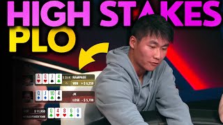 A Wild RUN and the PERFECT Flop at WPT's Live High Stakes PLO Cash Game