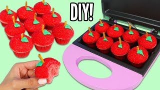 How to Make Cute Mini Apple Cupcakes with Nostalgia Bakery Bites Express DIY Dessert Maker!