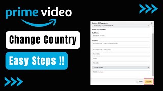 How To Change Country In Amazon Prime Video !