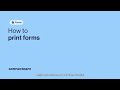 Connecteam | Forms | How to Print Forms