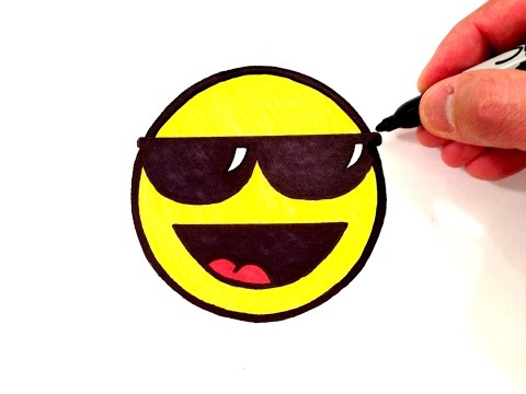 How to Draw a Cool Smiley Face with Sunglasses How to Draw a Cool Smiley Face with Sunglasses