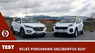 Veľké porovnanie obľúbených SUV! Hyundai Tucson VS KIA Sportage 2.0 CRDi TEST - Dominiccars.sk