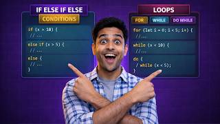 JavaScript Programming Part 3 | Conditions, Loops | Full Course for Beginners