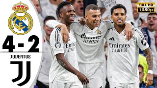 Real Madrid vs Juventus 4-2 • Champions League Highlights \u0026 All Goals 2025 • Hasil Bola Tadi Malam