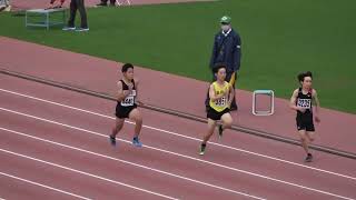 20230415 第1回県記録会 一般・高校男子100m決勝③：21～30組