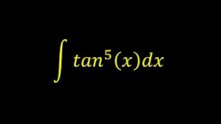 Integral of tan^5(x)- Integral example