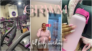 GYM GRWM: gym vlog, full body routine, workout with me ❀