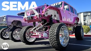 SEMA 2022 Jeep Wrangler and Gladiator Truck Builds Pre Show PART 1