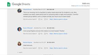 Flippity Google Sheets add on 1