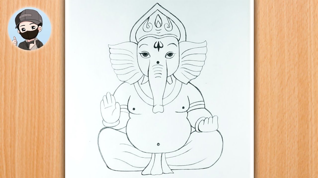 Ganesh Ji Easy Drawing Ganesha