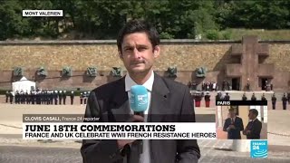 France and UK celebrate WWII French resistance heroes