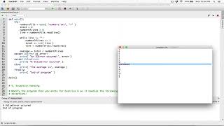 6.9 (Part 3) Exception Handling - Python