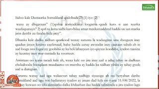 Xarunta xuquuqal Insaanka madaxa banaanle ee Somaliland oo baaq ka soo saray  xadhiga siyaasiga.