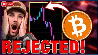 Bitcoin REJECTS Key Level! What This Means \u0026 Next Move!